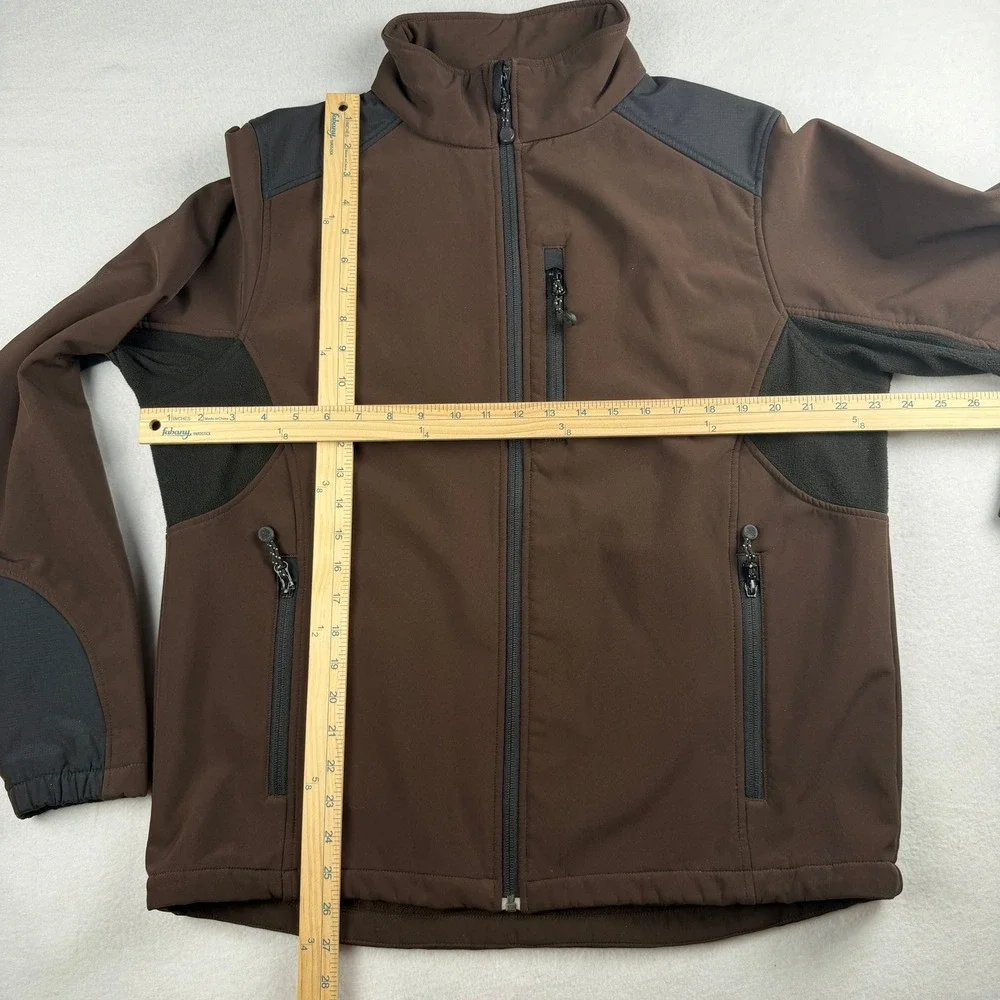 Black Diamond Men's Full Zip Soft Shell Jacket French Roast Brown Medium 189620